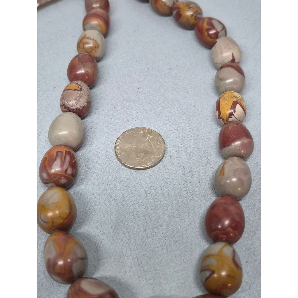 Jay King Noreena Jasper Necklace Red Sterling Silver Australian Statement